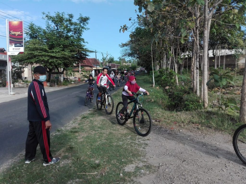 Warga Godekan Meriahkan HUT RI Dengan Goes Bareng