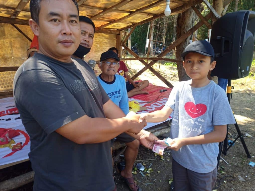 Keseruan Lomba Mancing Segaran Dalam Rangka Meriahkan HUT RI Ke-75